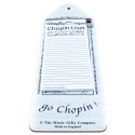Support pour bloc-notes "Chopin list"