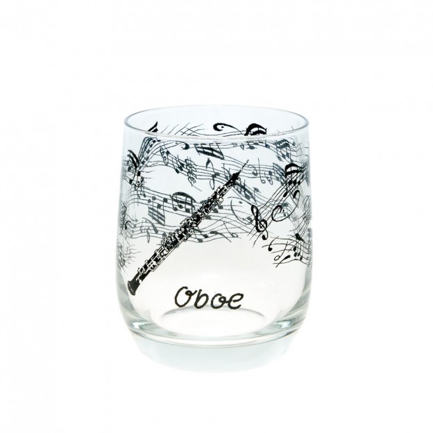Verre en cristal hautbois