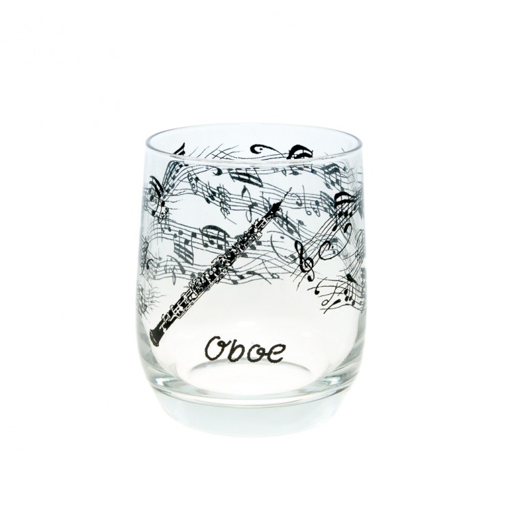 Verre en cristal hautbois
