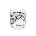 Verre en cristal trombone