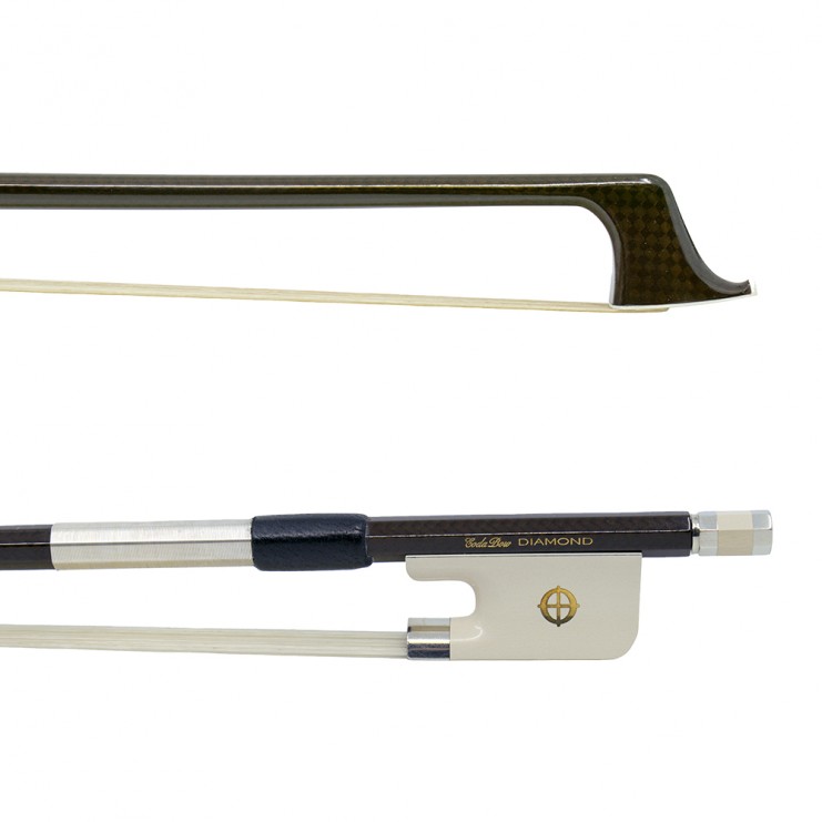 Archet de violoncelle CodaBow Diamond GX (Hausse couleur blanco)
