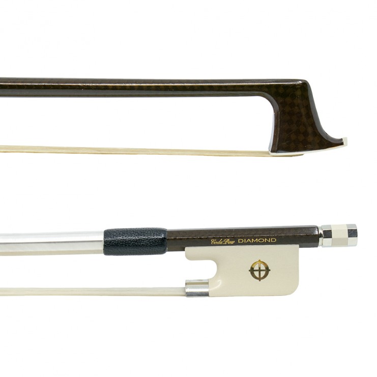 Arco de viola CodaBow Diamond GX (nuez color blanco)