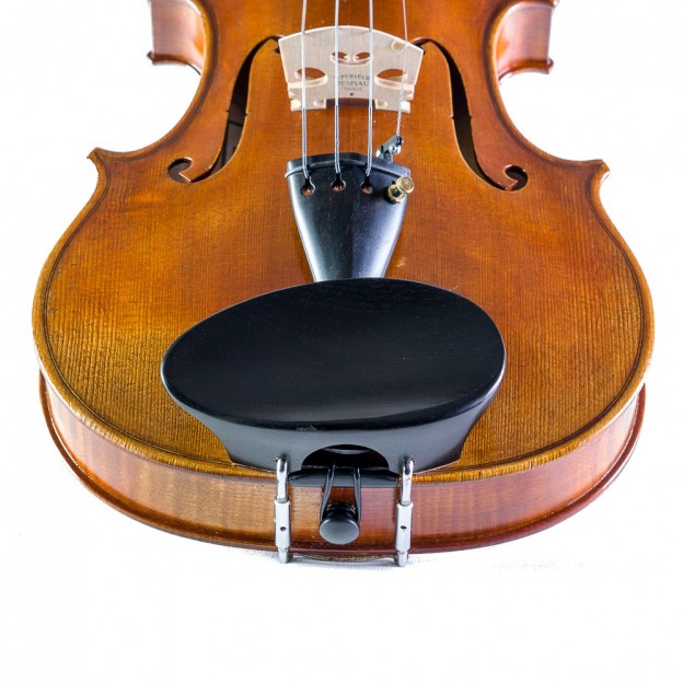 Barbada para violín Flesh-Flat central madera dura ebonizada