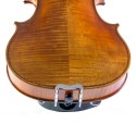 Flesh-Flat violin center chinrest, ebonised hardwood