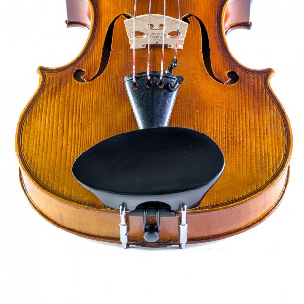 Barbada para violín Flesh-Flat  central ébano