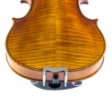 Flesh-Flat violin center chinrest, ebony