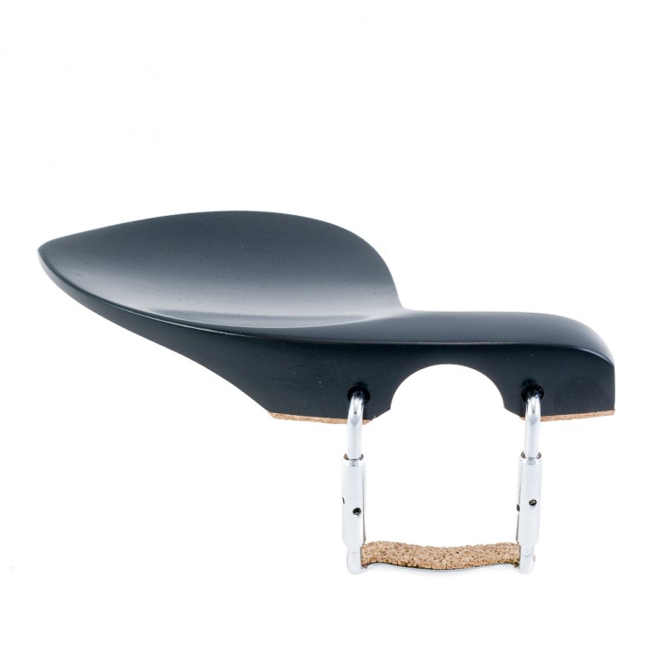 Guarneri violin side over tailpiece chinrest, ebony