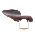 Guarneri violin side over tailpiece chinrest, rosewood