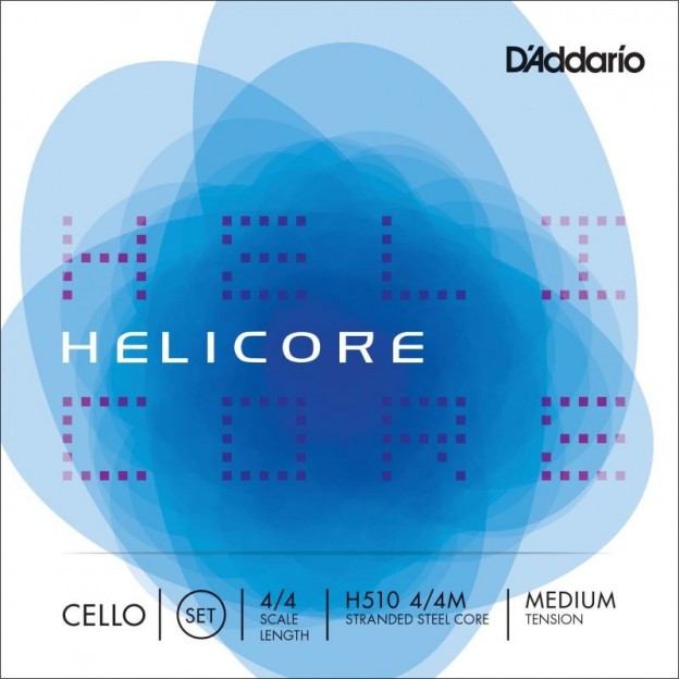 Jeu de cordes de violoncelle D'Addario Helicore Medium