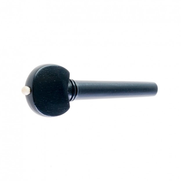 Ebony violin peg, Hill model white pin