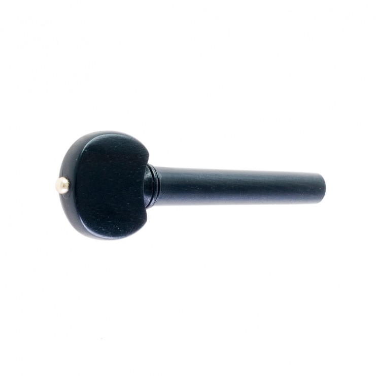 Ebony violin peg, Hill model Hill gold pin