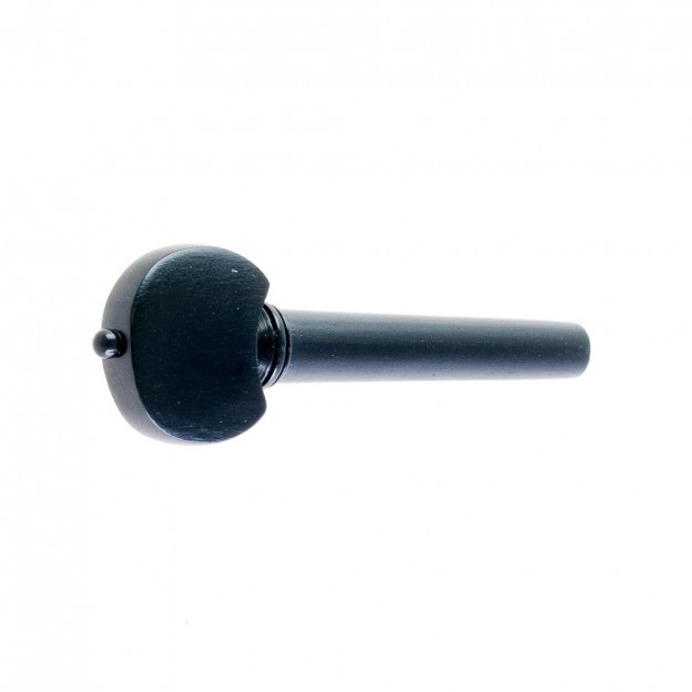 Cheville pour violon en &eacute;b&egrave;ne, mod&egrave;le Hill avec pin noir