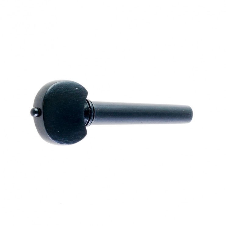 Cheville pour violon en ébène, modèle Hill avec pin noir