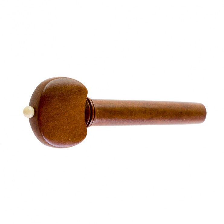 Cheville pour violon en buis, modèle Hill avec pin blanc