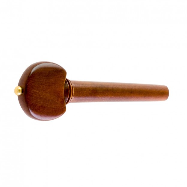 Boxwood violin peg, Hill model gold pin