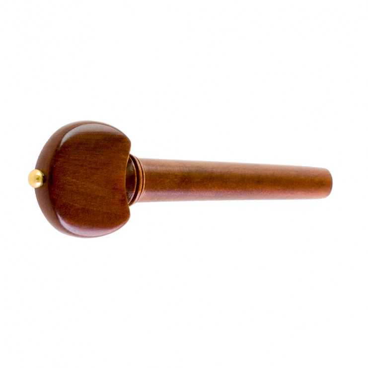 Boxwood violin peg, Hill model gold pin