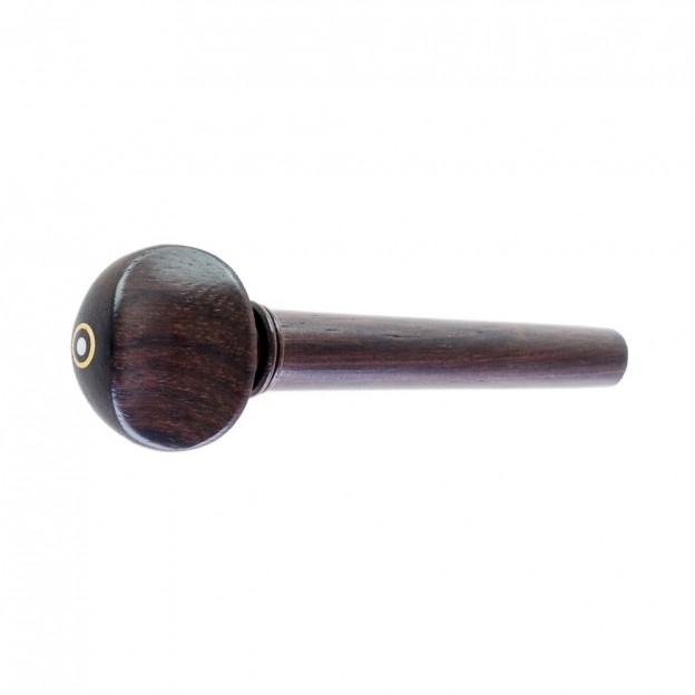 Clavija de viol&iacute;n palisandro modelo suizo con ojo parisino
