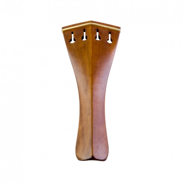 Boxwood violin tailpiece, Hill model golden fret