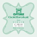Cuerda de violín Optima Goldbrokat 1ª Mi Bola 0.26 Medium