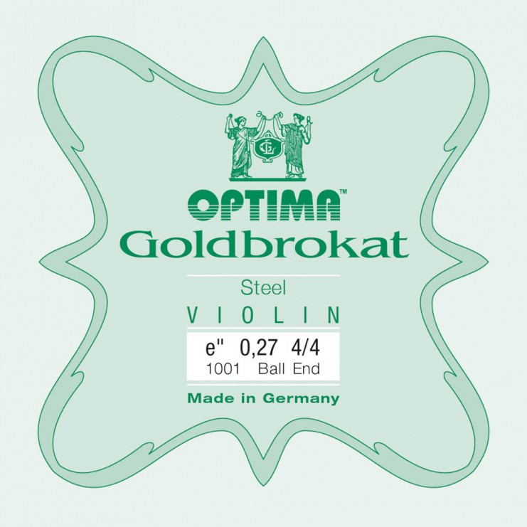 Cuerda violín Optima Goldbrokat 1001 1ª Mi Bola 0.27 Hard