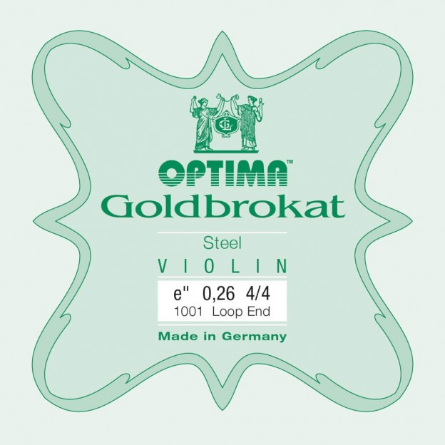 Cuerda de violín Optima Goldbrokat 1ª Mi lazo 0.26 Medium