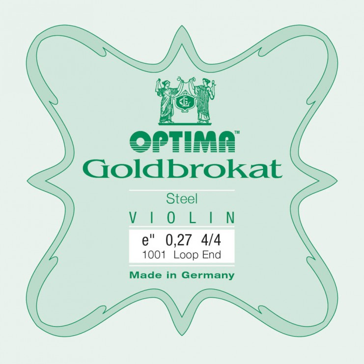 Cuerda violín Optima Goldbrokat 1001 1ª Mi lazo 0.27 Hard