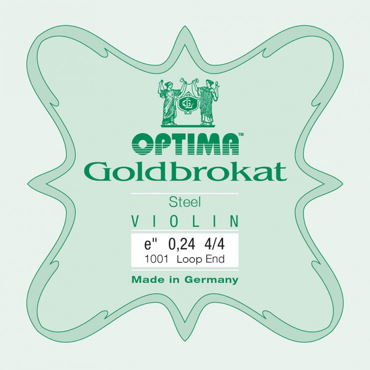 Cuerda de violín Optima Goldbrokat 1ª Mi lazo 0.24 Extra-light