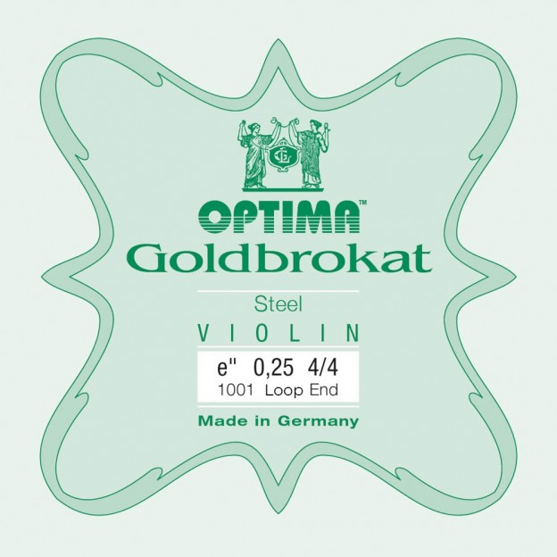 Optima Goldbrokat violin E string, Loop 0,25 Light