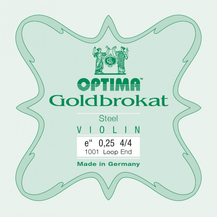 Cuerda de violín Optima Goldbrokat 1ª Mi lazo 0.25 Light