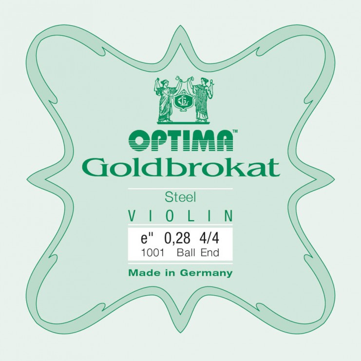 Cuerda violín Optima Goldbrokat 1001 1ª Mi Bola 0.28 Extra-hard