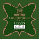 Cuerda de violín Optima Goldbrokat Premium Brassed 1ª Mi lazo 0.27 Hard