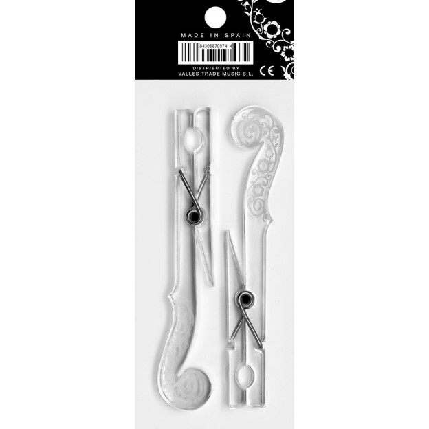 Pince à partitions Scroll clip (2 unités)
