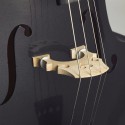 Stentor Rock a Billy double bass. Metallic black.