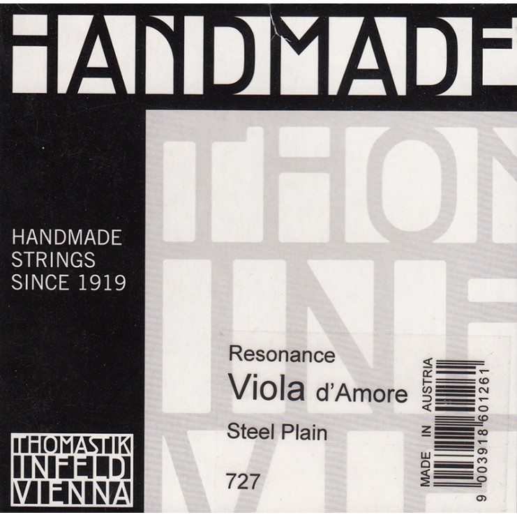 Thomastik Viola D'amore Dominant Enkele A-Snaar Melodie - Perlon Omsponnen, Mensur 37 Cm