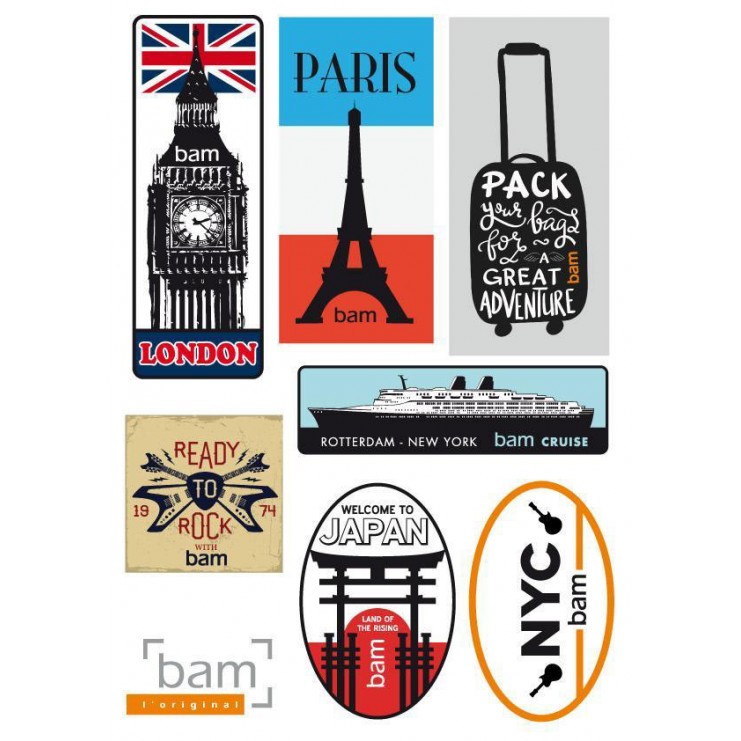 autocollants Bam Vintage