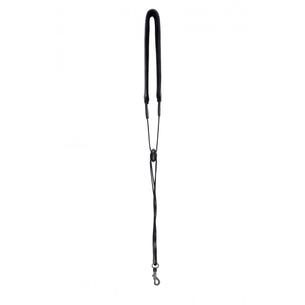 Leather strap for wind instruments Bam ST-0031 - Lanyard with plastic carabiner