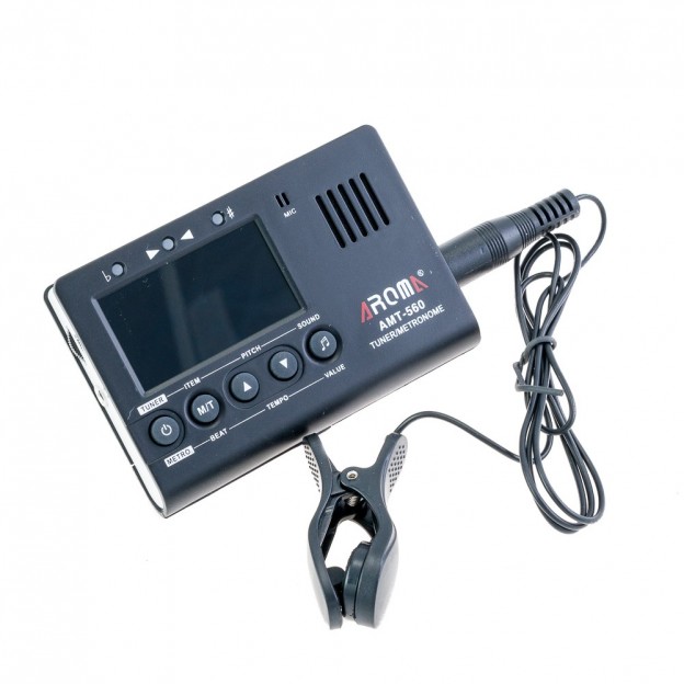 Metr&oacute;nomo/afinador y generador de tono Aroma AMT-560