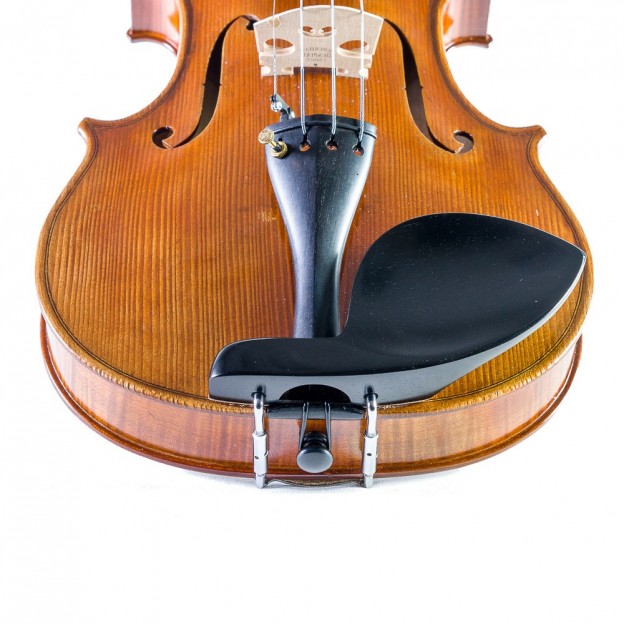 Mentonnière pour violon Guarneri latérale sur cordier ébène pour gaucher