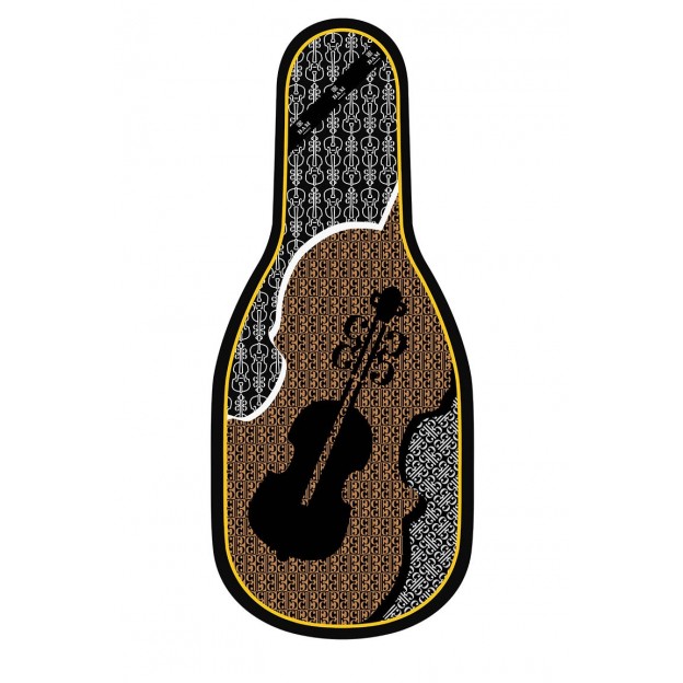 Housse Bam France double &eacute;paisseur en soie naturelle pour violon BFIC-0047