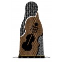 Housse Bam France en soie naturelle pour violon avec cordon BFIC-0050