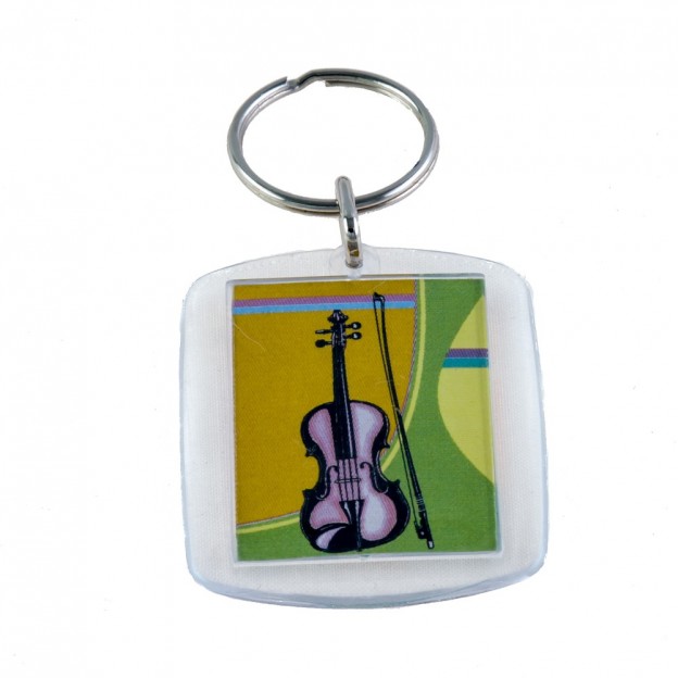 Violin keychain