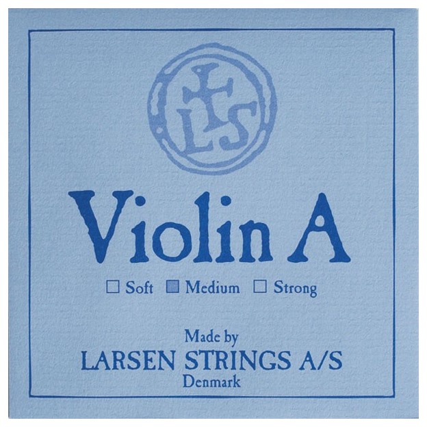 Cuerda violín Larsen 2ª La cromo/acero sobre crema Medium