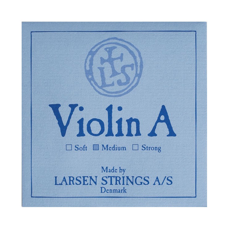 Cuerda violín Larsen 2ª La cromo/acero sobre crema Medium