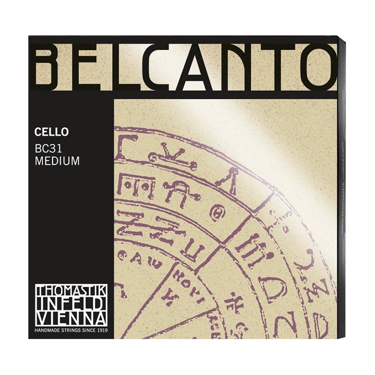 Set de cuerdas cello Thomastik Belcanto BC31 Medium