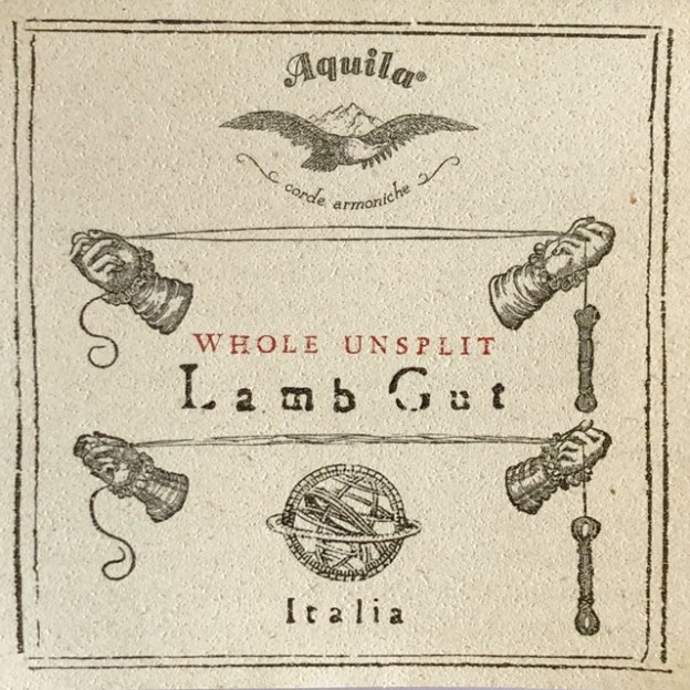 Corde baroque Aquila en boyau semi-rectifi&eacute; 108HU