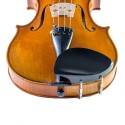 Mentonnière latérale pour Violon Teka ébène 1/2 pour gauchers
