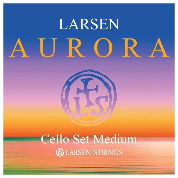 Larsen Aurora cello string set, Medium