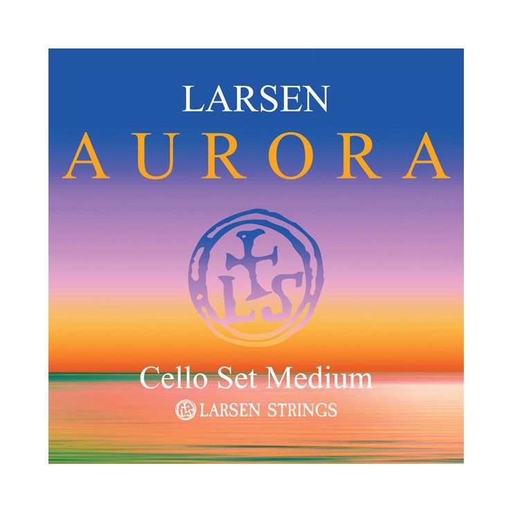 Larsen Aurora cello string set, Medium