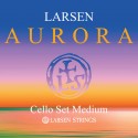 Larsen Aurora cello string set, Medium