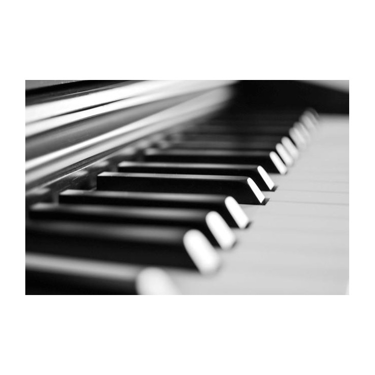 Carte de vœux piano